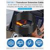 720106-1 EC M3 14W10 Transducer Extension Cable 14-pin Fit for Humminbird APEX XPLORE SOLIX and Onix Series Fish Finders
