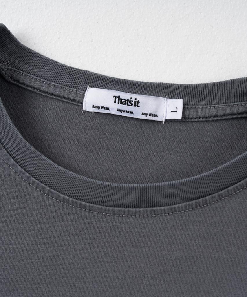 Descheuis Everyday Pigment Short Sleeve T-Shirt Charcoal
