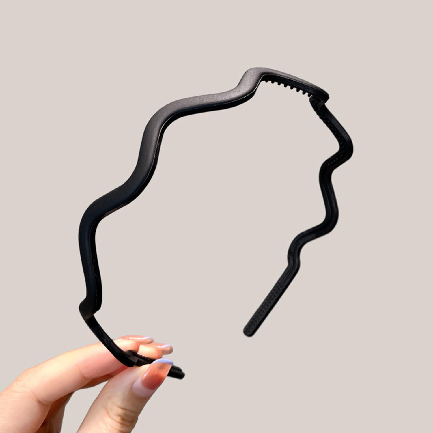 

Новые Простые Черные Ободки-Хупы для Головы Зубчатый Ободок для Волос для Женщин Ретро Повязки на Голову Обруч для Волос Головной Убор Дамские Корейские Аксессуары для Волос