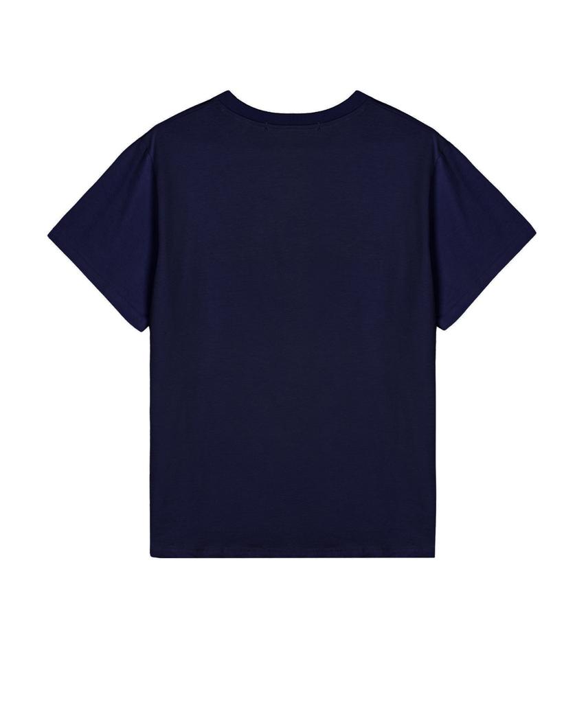 Nigaennikol Nicole Rose Sleeve Top_Navy White