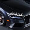 Burning Stereoscopic Flame Car Stickers Car Vinyl Decal Waterproof Vehicles Motorcycle Stickers Car Accessories Decoration