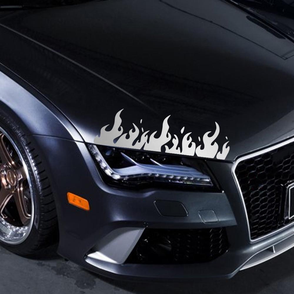 Burning Stereoscopic Flame Car Stickers Car Vinyl Decal Waterproof Vehicles Motorcycle Stickers Car Accessories Decoration