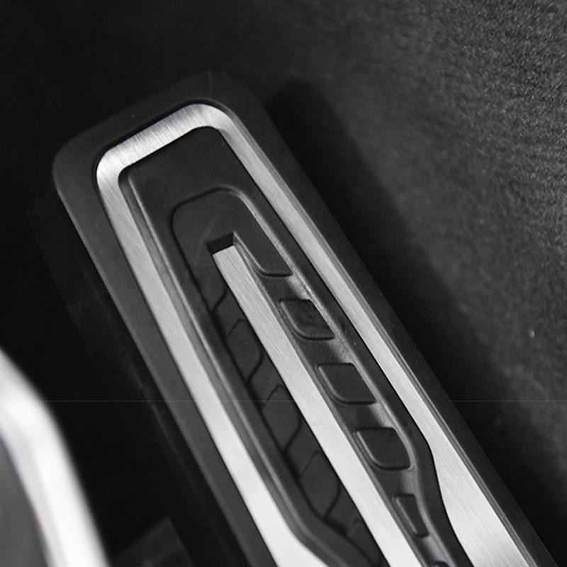 Edelstahl Auto Kraftstoff Beschleuniger Bremspedale Abdeckung Pad Zubehör Für BMW X1 F48 X2 F39 2016 2017 2018