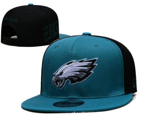 European And American Eagles Baseball Cap Trend American Unisex Sports Flat Rim Cap Adjustable Embroidery Hip Hop Cap adjustable (54cm-62cm)