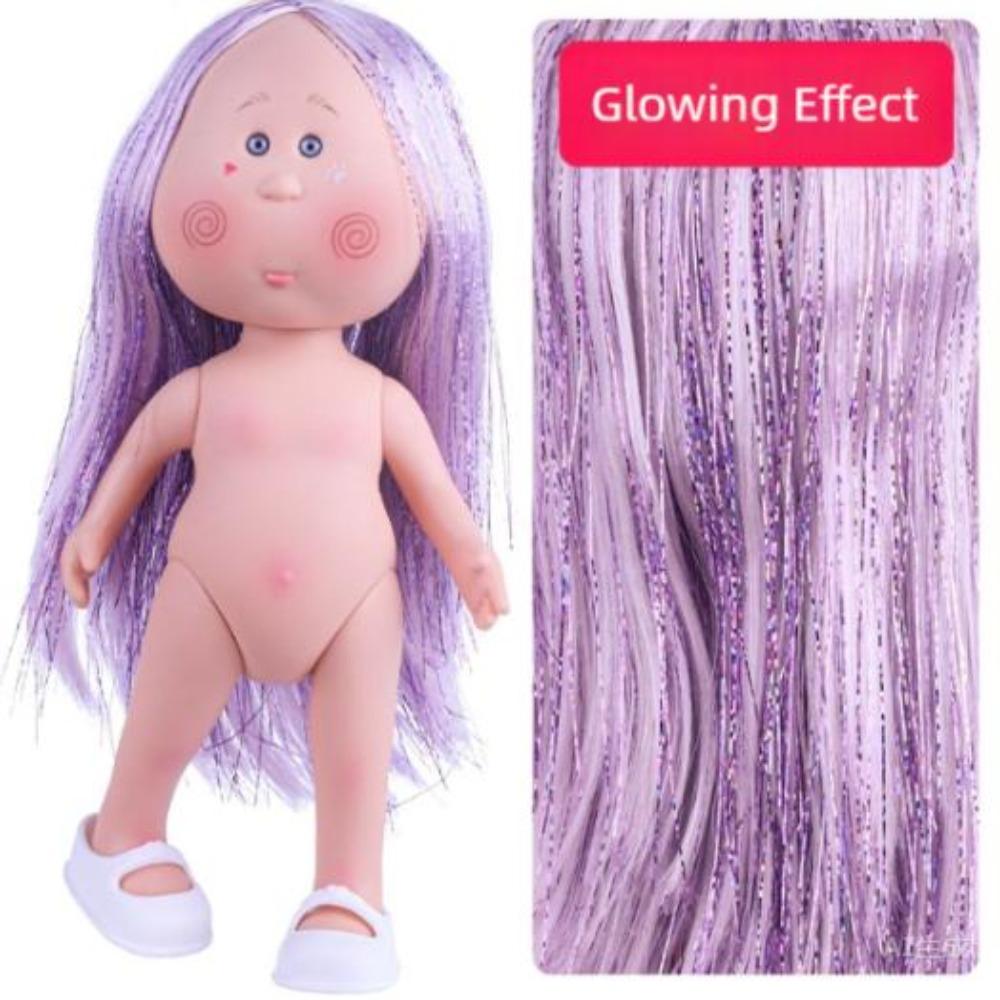 Dark Skin Mia Potato Dolls Dress Up Action Figure Body 24cm Bean Eye Vinyl Doll  Doll Accessories