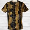 Snake Animal Scales Graphic T-shirt 3D Print Round Neck T Shirts Personality Street Cosplay Clothing Tees Tops Size XXS-6XL