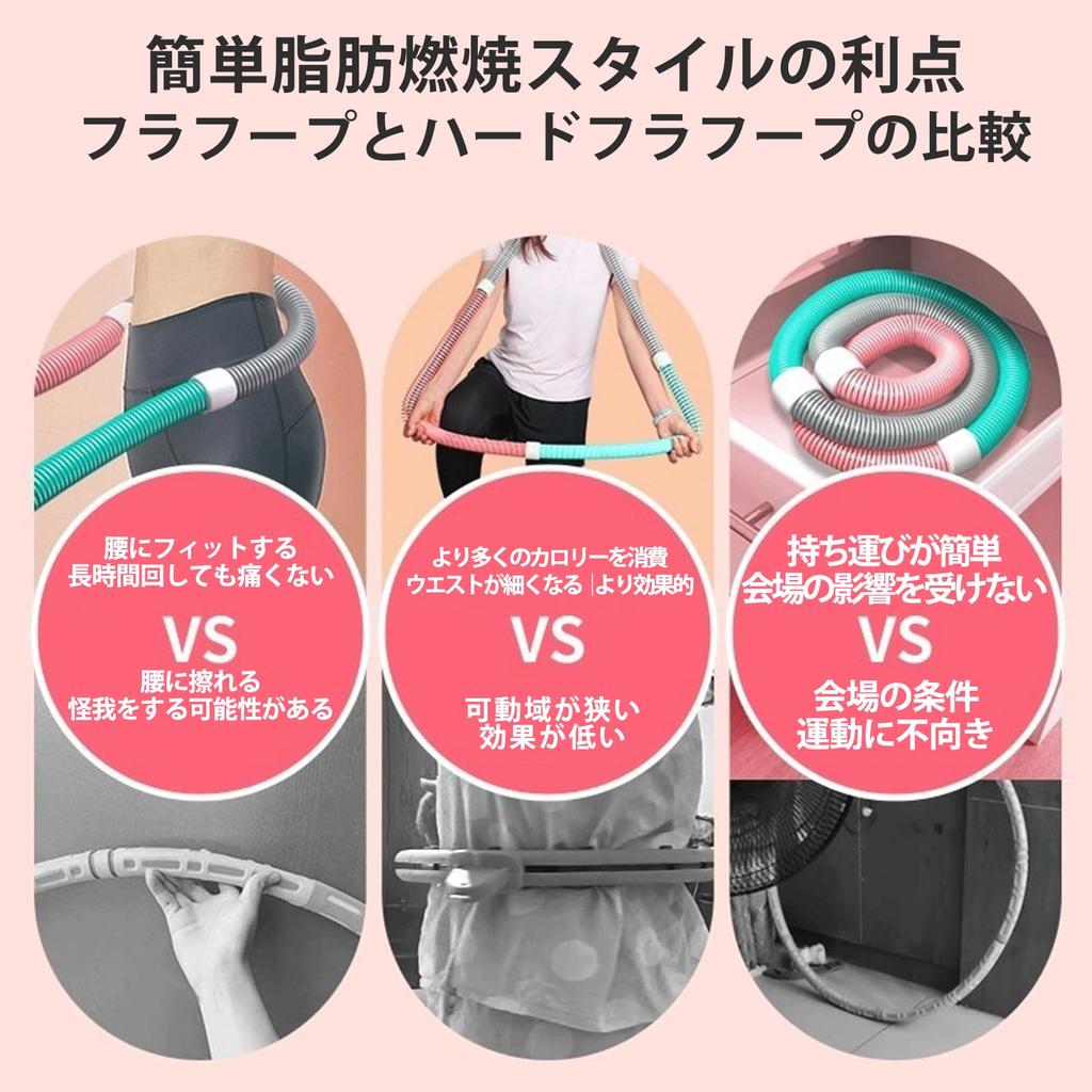 AUTAKI Hula Hoop for Weight 1kg Standard Adult Size and Chest Heavy Weight Loss Hula Fat Soft Spring Hula Foldable PVC Weighted Hula Easy Quiet