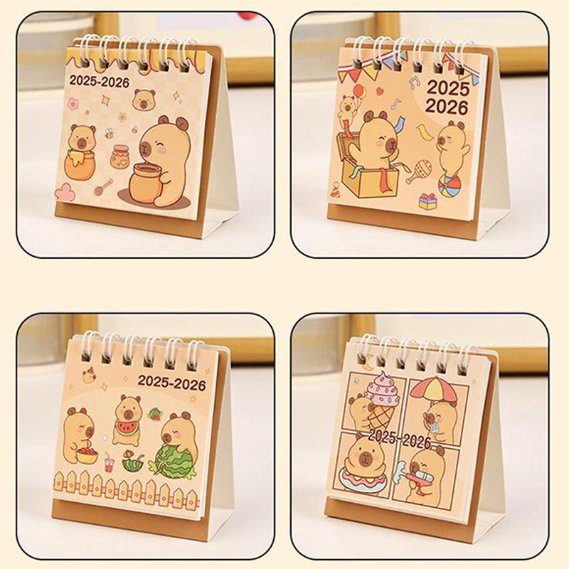 Creative Coil Calendar Planner 2026 Mini Simple Calendar Small Desk Calendar Desktop Decoration Office Stationery