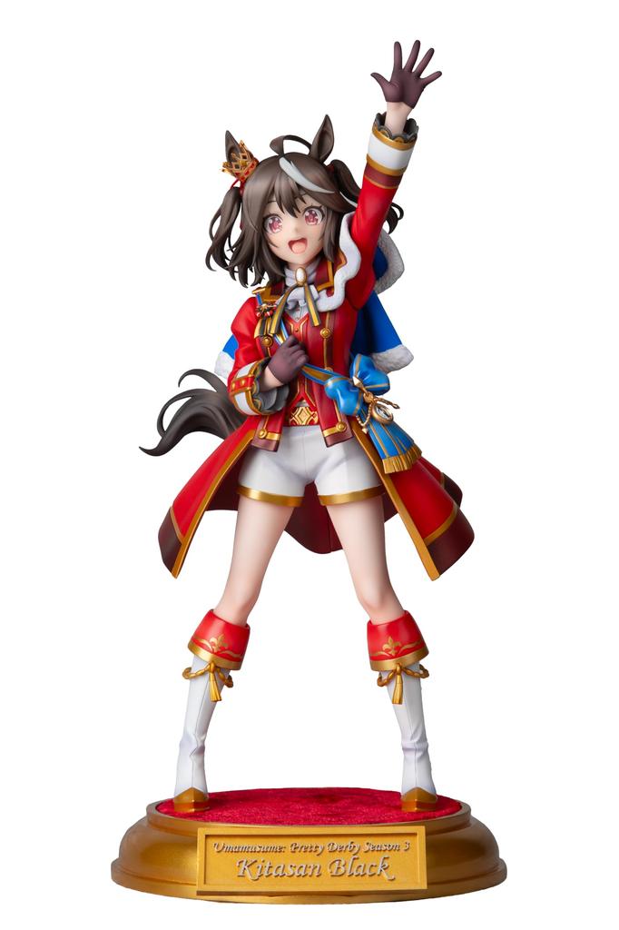 TV Anime Musume Pretty Derby Season Scale Kitasan Black New Match Uniform No 280mm PVC Painted Finished Figure "Uma 3" 1/7 (Yugan Shimahana) Ver.