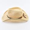 Summer Straw Western Cowboy Hat for Women Men Outdoor Hollow Out Travel Beach Sun Hat