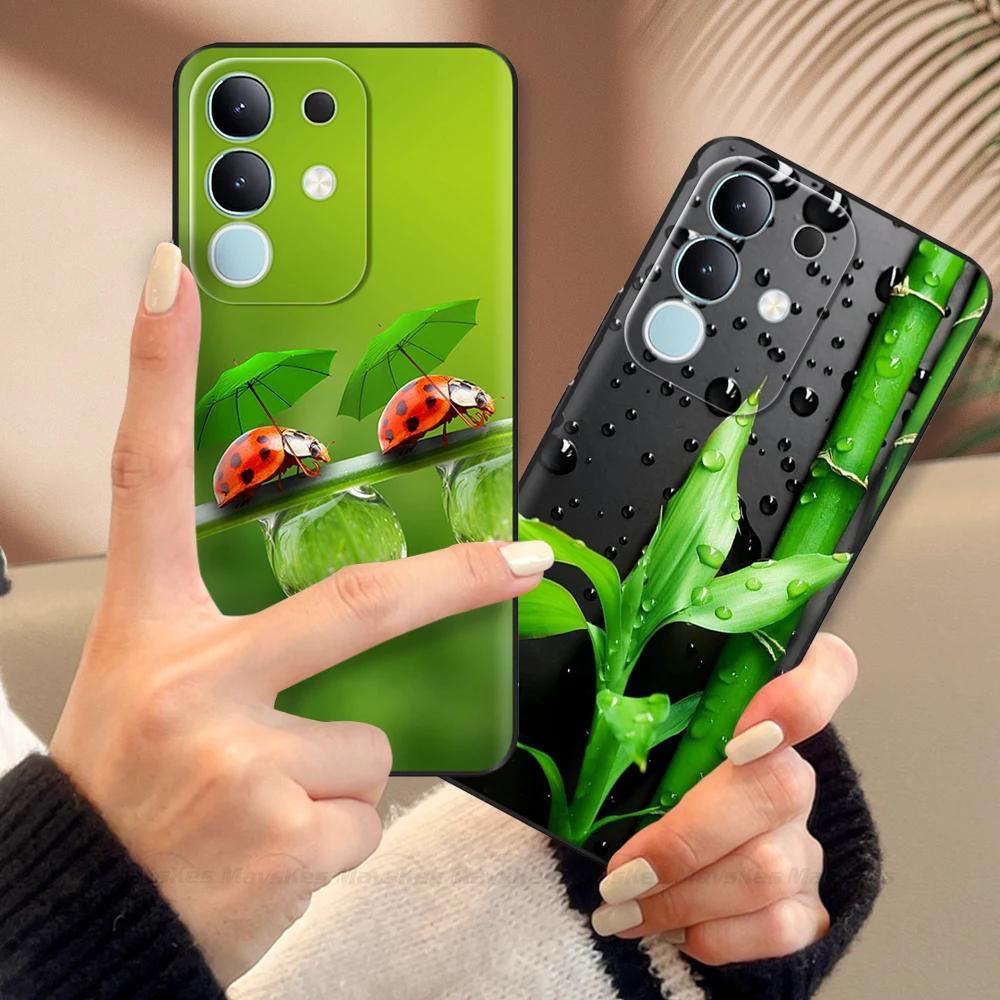 For Vivo Y29 4G Case Luxury Painted Back Cover Soft Silicone Phone Cases For Vivo Y29 4G Case Y 29 Shockproof Coque Bags Fundas