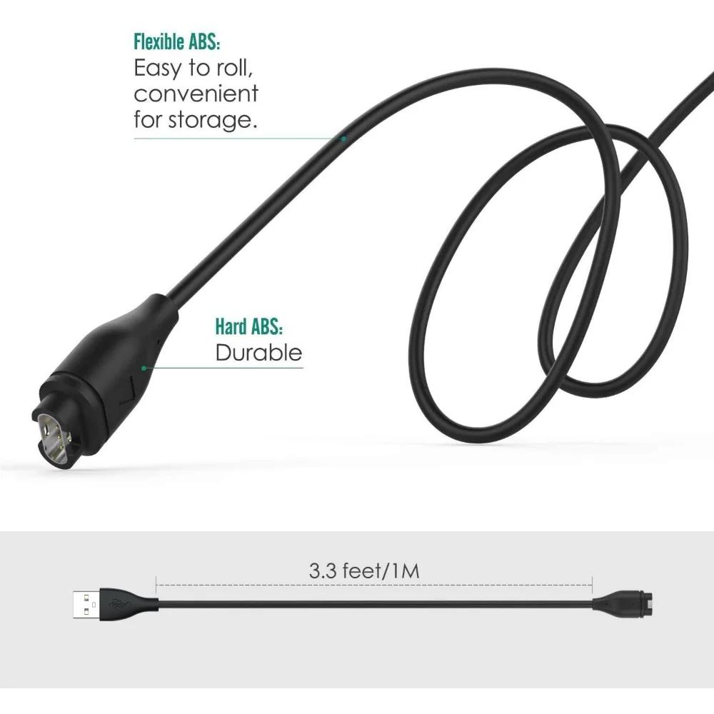 For Garmin Fenix 8 5 5X Plus 6 6X Pro 7 Charger USB-C Charger Smartwatch Charger Cable Replacement Charger 3.3ft