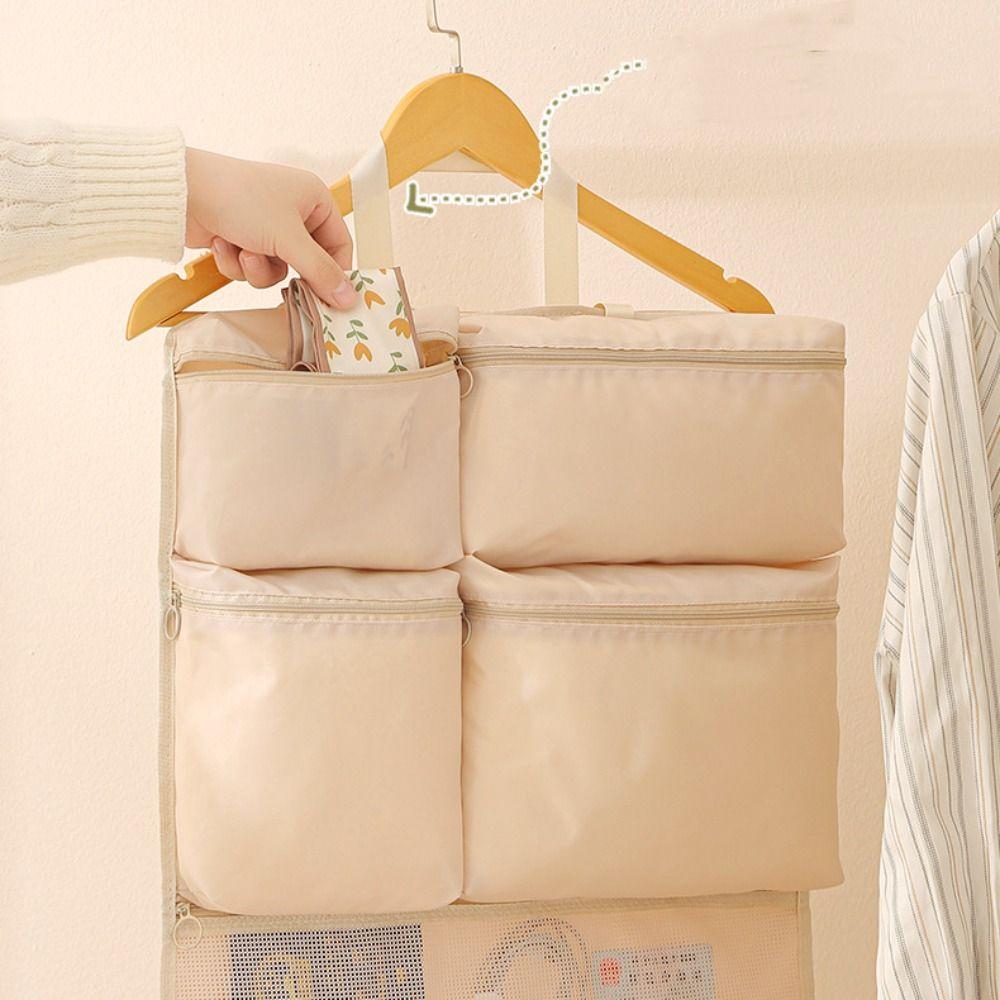 Hanging Travel Luggage Bag Multi Pockets Trip Handbag Stylish Luggage Storage Bag  Travel Handbags