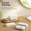 Leakproof Soap Case For Bathroom And Travel Plastic Soap Container with Drainage Design Prevents Mess for Business Trip