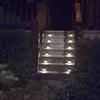 Solar Deck Lights Fence Lights Outdoor Step Lights Waterproof Solar Lights for Railing Stairs Step Fence Yard Patio and Pathway