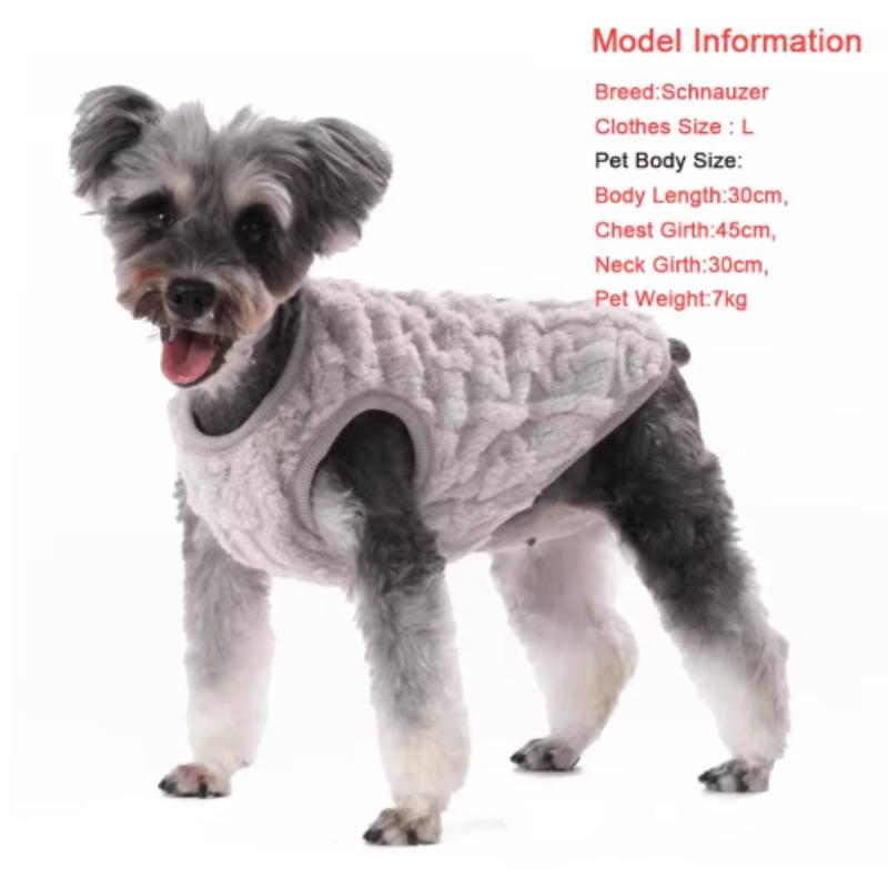 Dog Jacket Autumn Winter Warm Pet Clothes For Small Medium Dogs Cats Soft Puppy Fleece Sweatshirt Costume