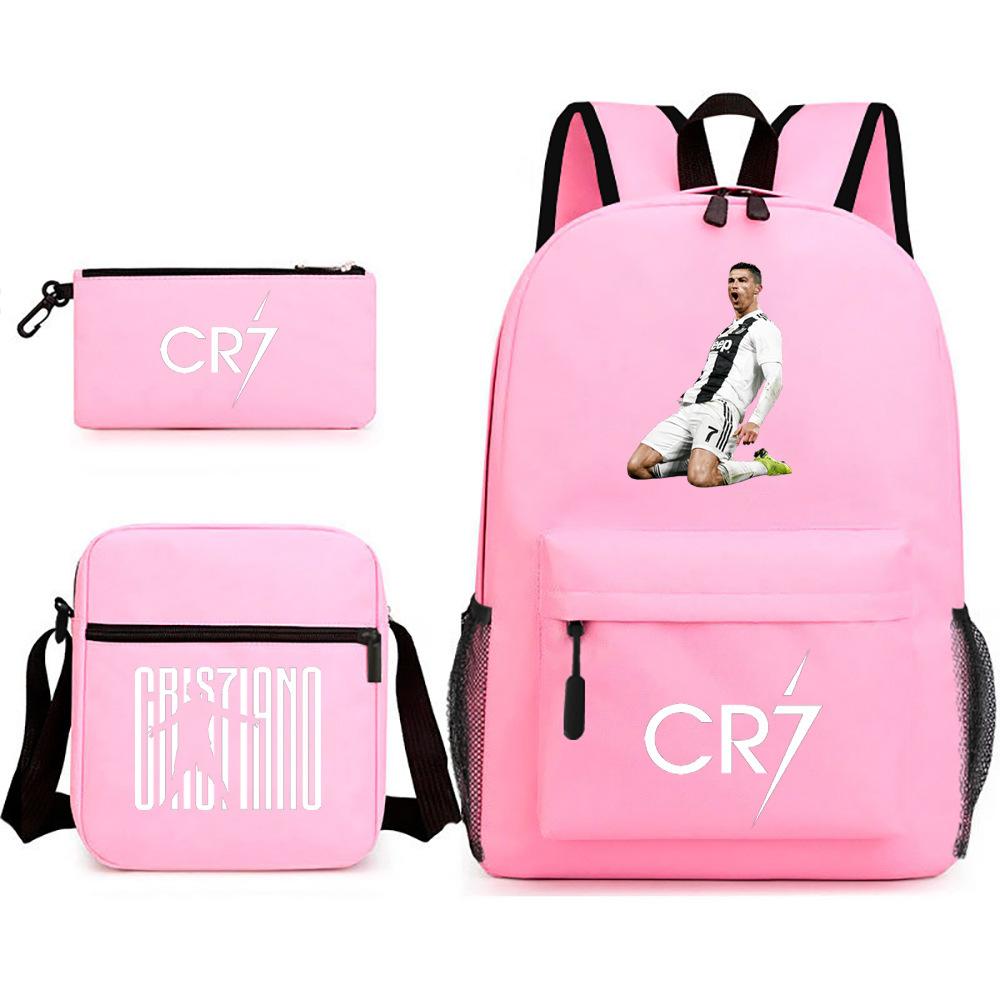 Stitc Cartoon Full Print Backpack Student Bag Pencil Case Two-Piece Set Children'S Backpack