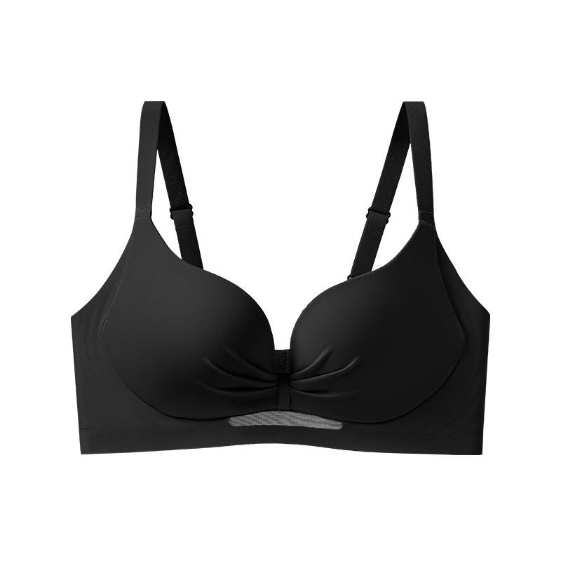

Minimalist Seamless Push-Up Breathable Anti-Sagging Bra L [105-120 lbs] чорний