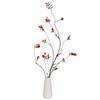 Chinese Style Autumn Branches for Home and Hotel Decor - Artificial Green Plant Ornaments for Flower Arrangements