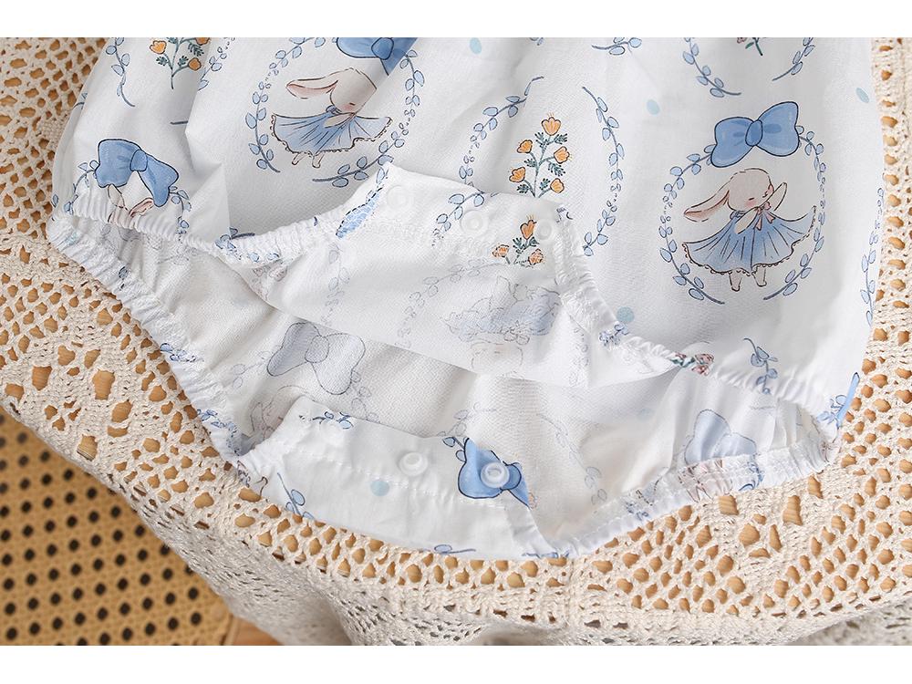 Baby Girl Summer Romper Jumpsuit - Newborn Outing Onesie for First Months