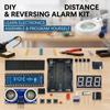 Ultrasonic Rangefinder Module With Digital Readout Buzzer Alarm Ultrasonic Rangefinder Kit Reversing For Electronics