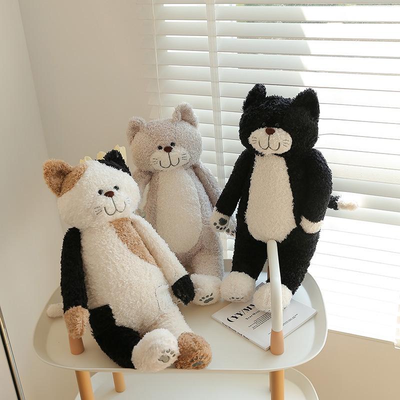 Cute Plush Tea Rice Cat Toy, Perfect Birthday Gift For Cat Lovers, 50cm High