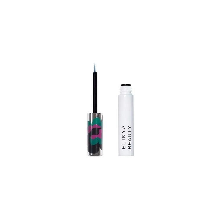 Eye liner - ELIKYA BEAUTY - Eyeliner Yeux Bleu - 10mL - Huile de Ricin - Pinceau ultra-fin