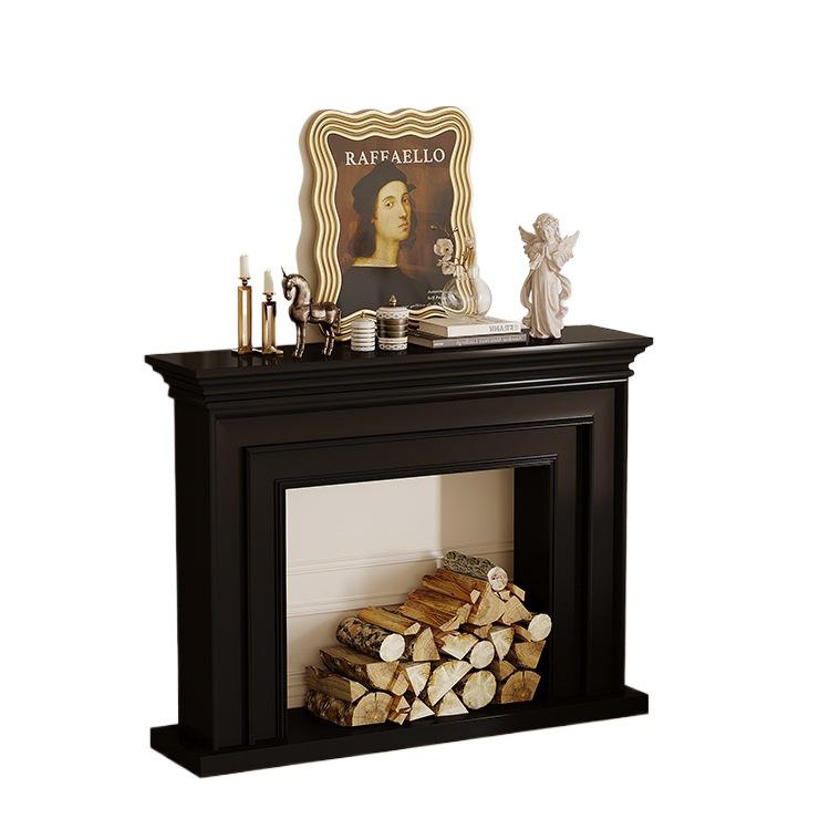 European-Style Customizable Decorative Fireplace Cabinet with Electronic Flame Insert