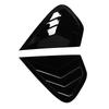 2 Pcs Rear Side Window Louver Triangle Side Window Louvers Shutter Panel Trim for X6 E71 E72 2008 To 2014 Glossy Black