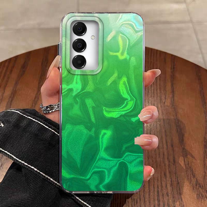 For Samsung Galaxy A15 A16 A25 A26 A35 A36 A55 A56 S24 S25 Plus Ultra 5G Phone Cover Cartoon Cat Leopard Print Patterns Bumper