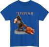 Team Punch Funny Monkey Unisex T Shirt Animal Cartoon Playful Meme Outfit Gift