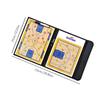 Basketball Coaching Board 2.5 Folds Foldable Strategy Teaching Clipboard with Dry Erase and Marker Pen