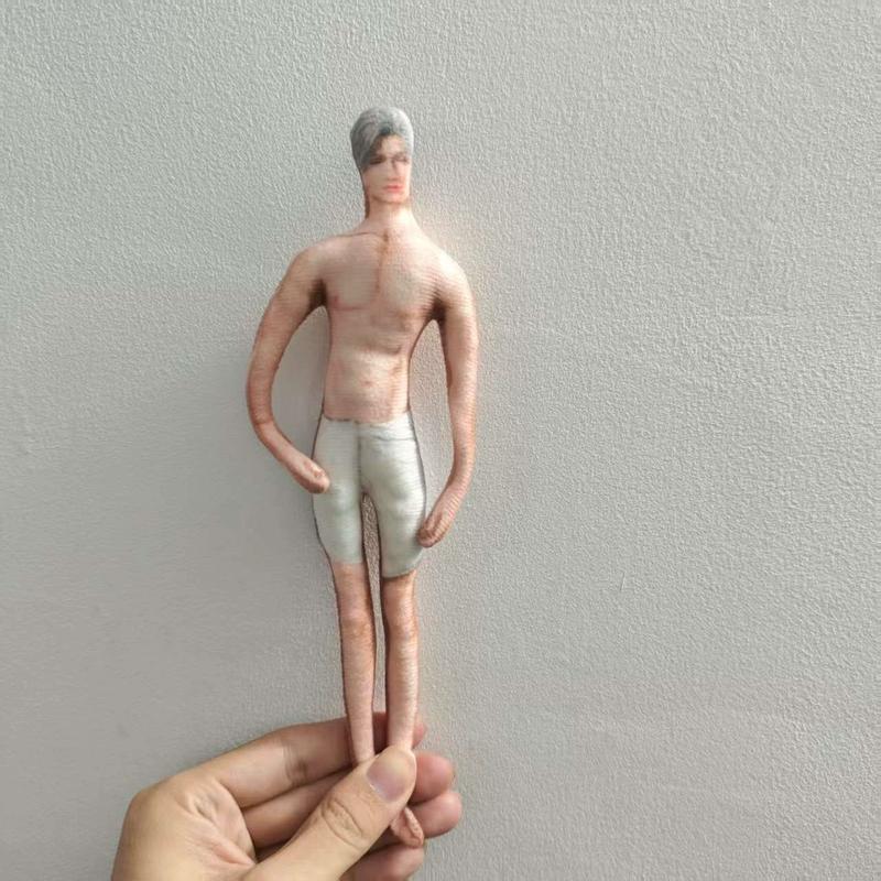 Costume Play Figure Love And Deepspace Lemurian Sea God Wire Skeleton Figure Slender Twistable Animation Design Plush-Filled Figures Present