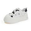 Leather White Shoes 2025 Spring New Women's Platform Shoes Sports Board Shoes Women's Casual Versatile Women's Shoes