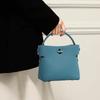 High end fashion genuine leather women's handbag, simple and elegant single shoulder crossbody bag