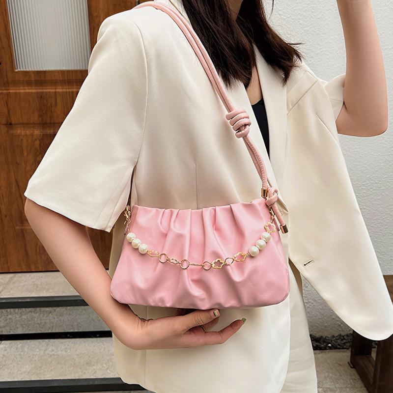 Fashionable Medium Soft Pu Leather Small Square Handbag For Everyday Casual Street Style