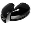 2Pcs LHD Car Side Rearview Mirror Caps Cover for Benz C E GLC Class W205 X253 W213 W222 2016- ABS Car Accessories (Glossy Black)