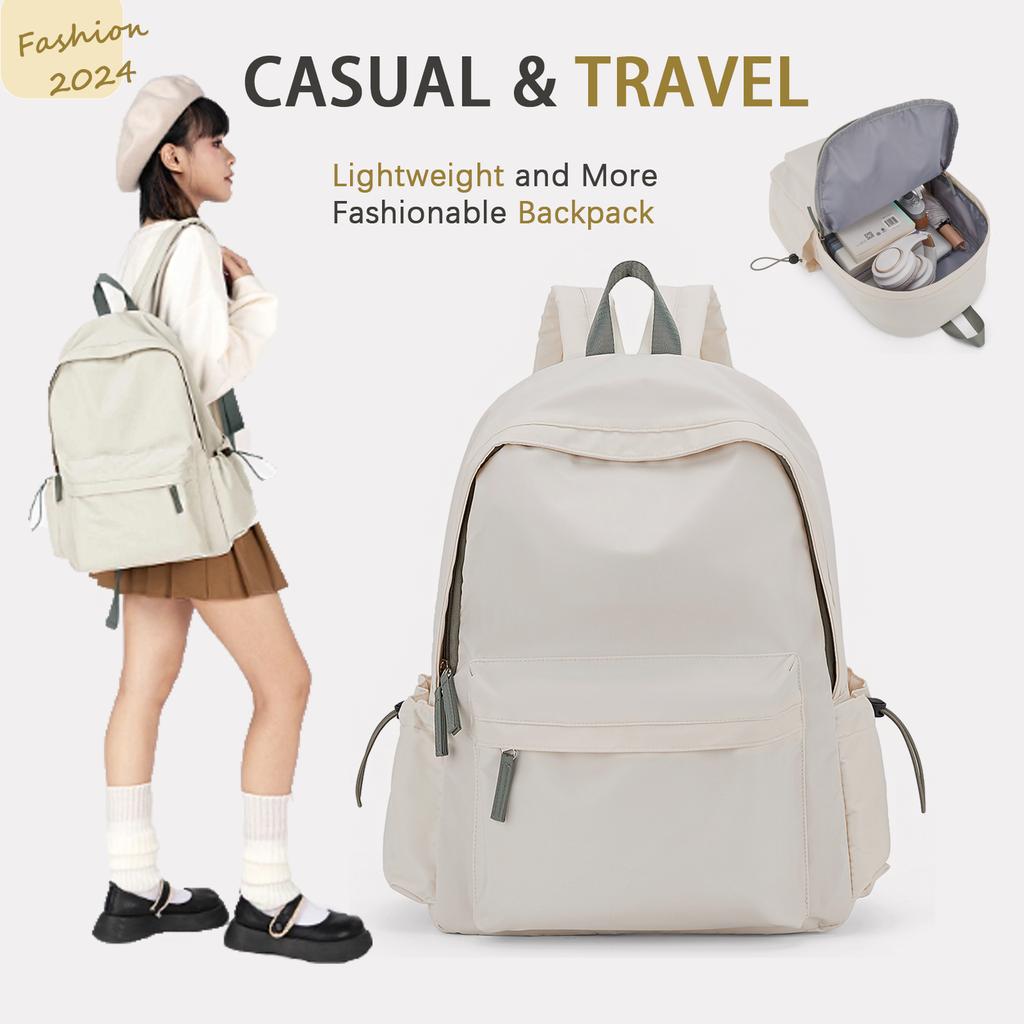 Školní batoh na notebook Vodotěsný batoh na knihy Ležérní lehký cestovní denní batoh Batohy pro muže ženy, Vysokoškolský batoh pro teenagery