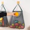 Gadget Home & Living Drawstring Mesh Bag Storage Mesh Pouch Fruit Vegetable Bags Hanging Pocket