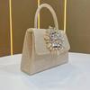 New Fashion Women Bag,Vintage Rhinestone Chain Square Bag,Diamond Handbag Crossbody Evening Bag