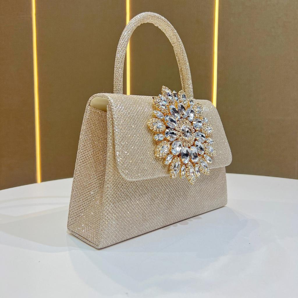 New Fashion Women Bag,Vintage Rhinestone Chain Square Bag,Diamond Handbag Crossbody Evening Bag