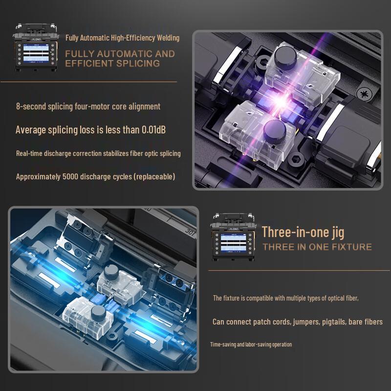 JILONG Fiber Optic Fusion Splicer