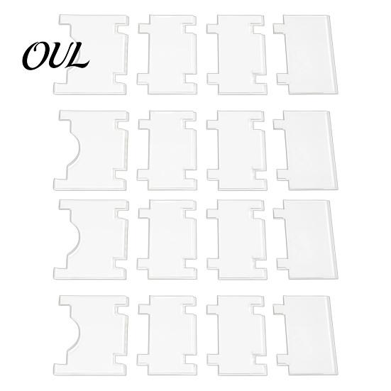 Non Slip Furniture Spacer 2/4 Sets Clear Acrylic Wall Spacer, Adjustable Couch Bed Stopper, Floor Stopper Prevent Risks from Heater, Keep Space