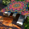 1 Stück Böhmisches Mandala Camping Sonnenschutz Überdachung Leichte Polyester Strandzelt Garten Picknick Schatten