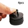 4 Kayak Drain Plugs, Easy Installation Accessories, Black Holes, Plugs for Dinghies And Canoes