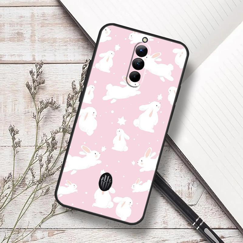 Rabbit Case For ZTE Nubia Red Magic 11 10S 9S 8S 8 9 10 Pro Plus 7 6S 7S Pro RedMagic 10 Air Cover