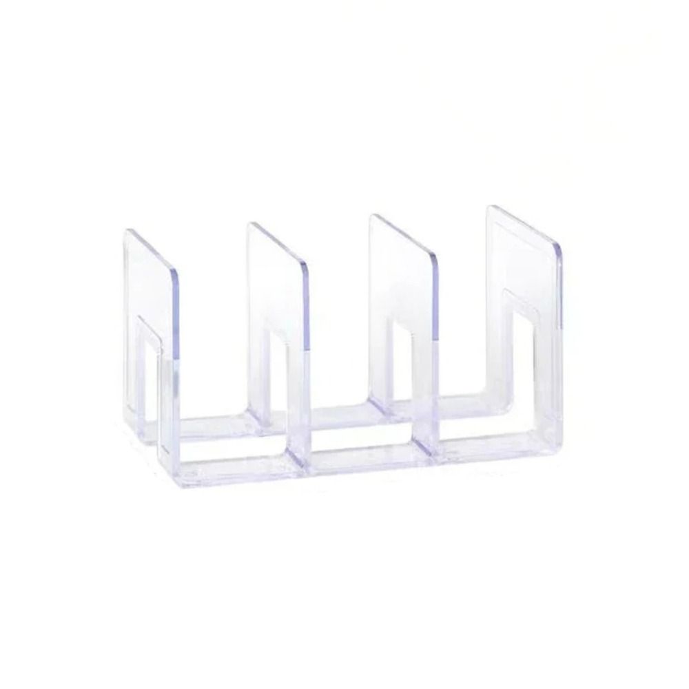 Transparent Handbag Storage Rack Acrylic Bookcase Divider New Display Case  Wardrobe Shelf
