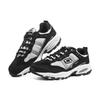 Skechers Vigor Herr Svart Vit Färgblock Låg Topp Pappa Skor Tyg Syntetiskt Läder Klassisk Mångsidig 51241-BKW