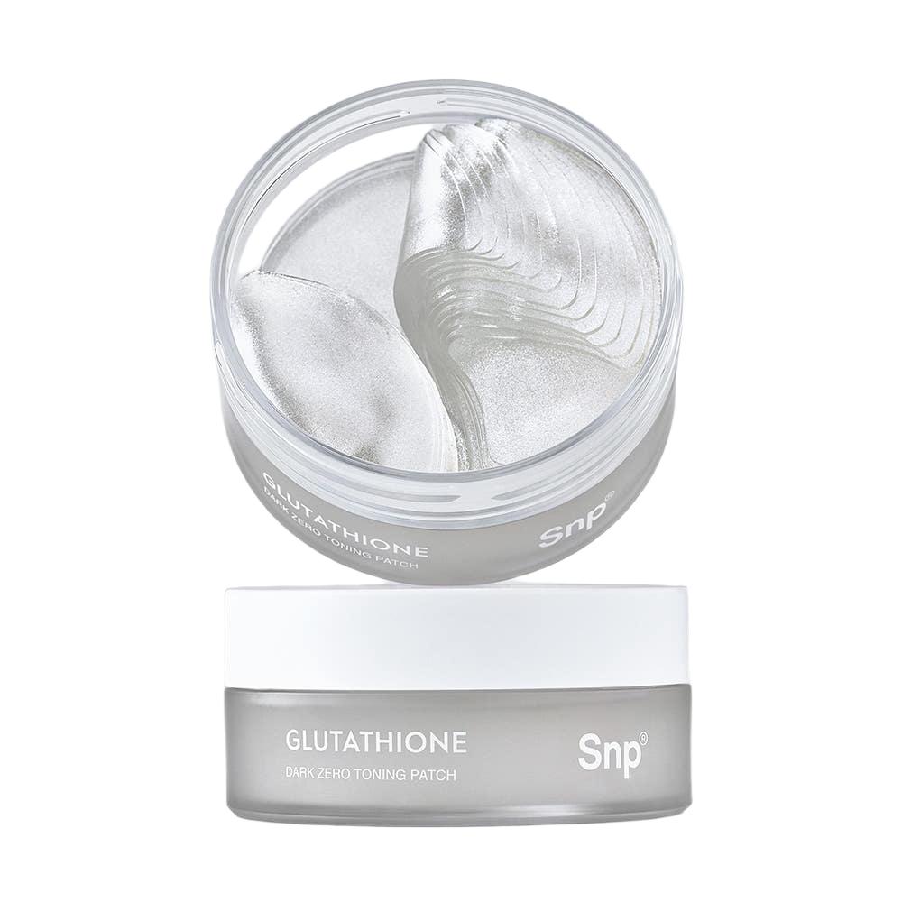 Snp Glutathione Whitening Dark Zero Toning Dark Spot Hydrogel Eye Patch 60 Sheets Twin Pack