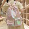 Multi-Pocket Laser  Backpack Large Capacity Shoulder Bag Creative Students School Bag  Outdoor